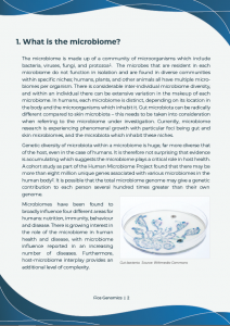 page 1 microbiome whitepaper